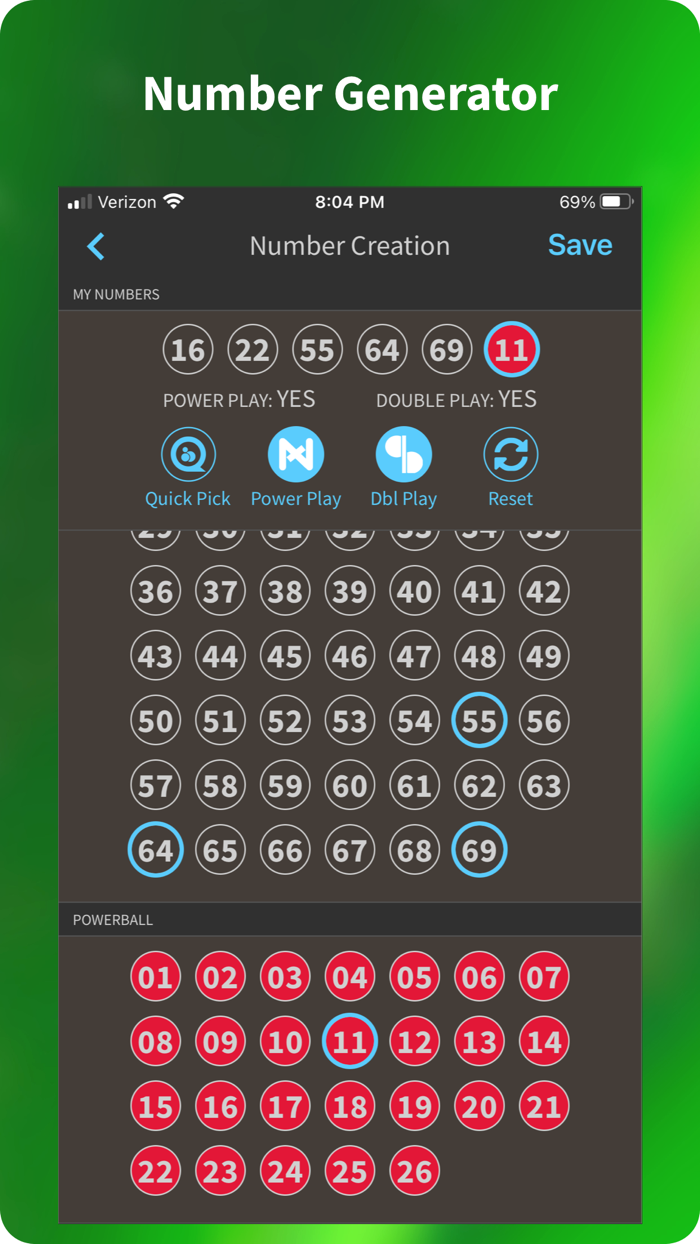 Powermega Lottery App