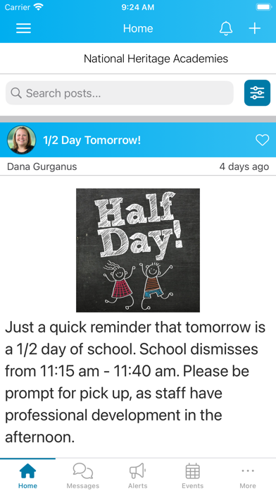 NHA SchoolConnect Screenshot