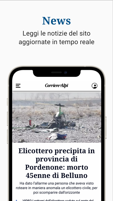 Corriere delle Alpi Screenshot