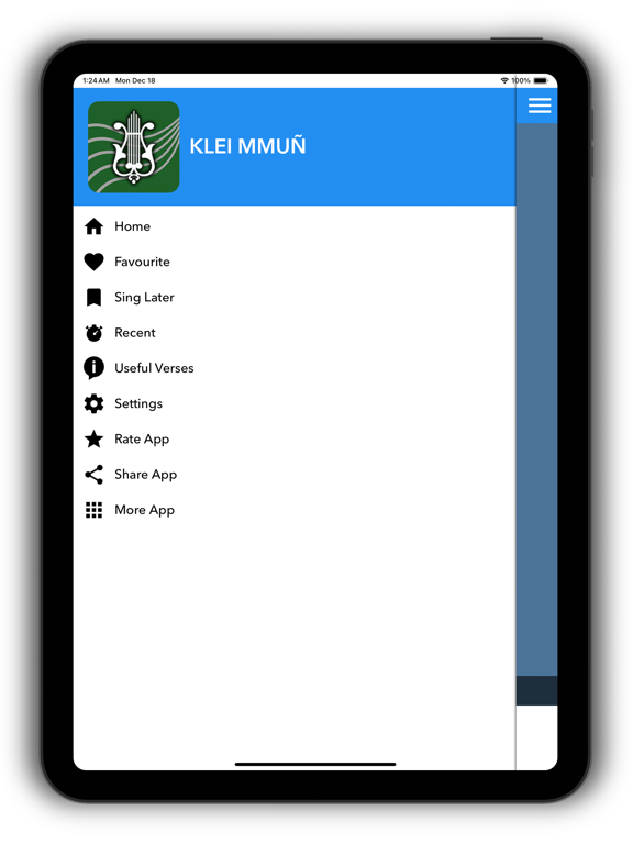 Klei Mmun Bi Mni Ko Ae Die iPad screenshot 10 - Music app