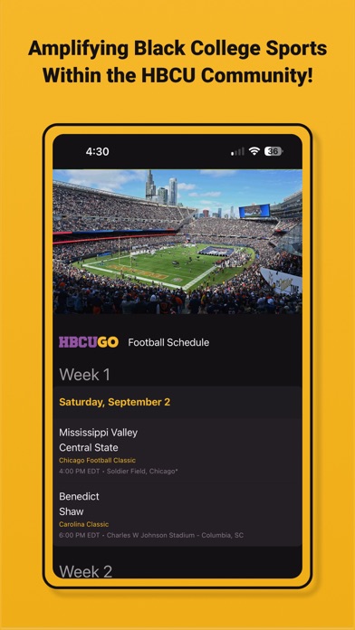 HBCU GO Screenshot
