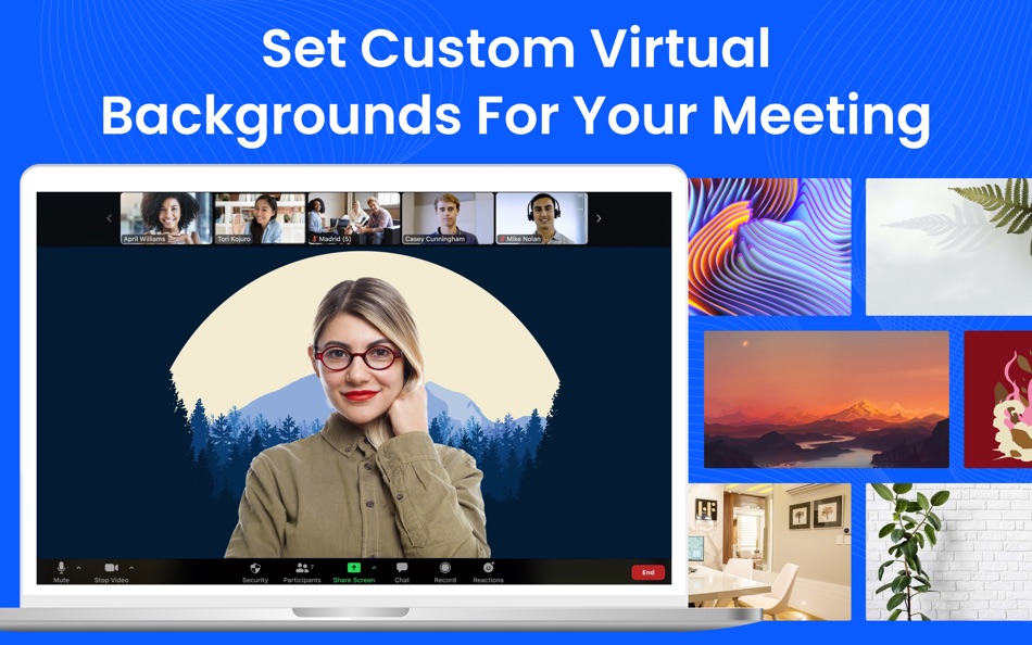 #1. Virtual Background for Meeting (macOS) Podle: Technoventive Solutions