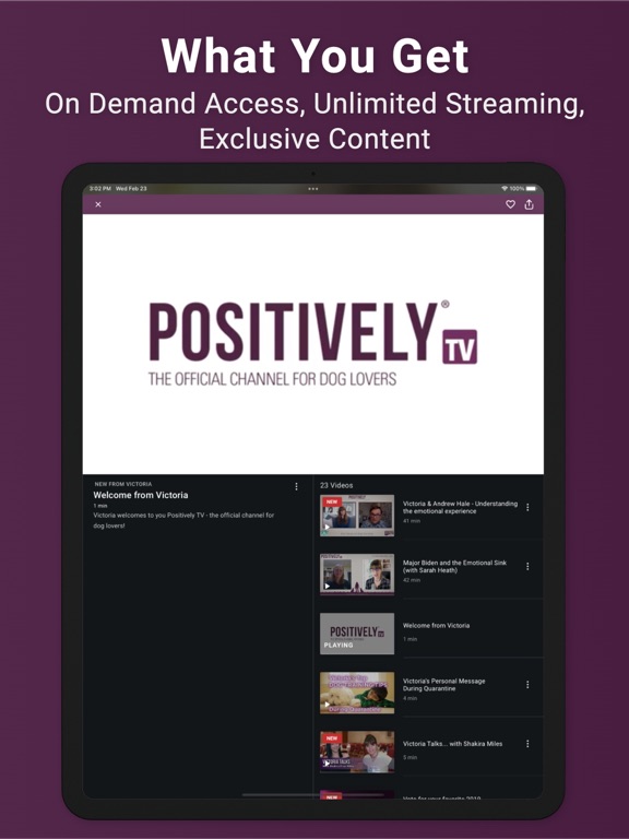 Positively TV iPad screenshot 3 - Education app