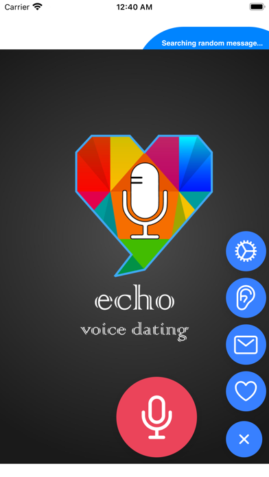 Echo | voice dating Screenshot