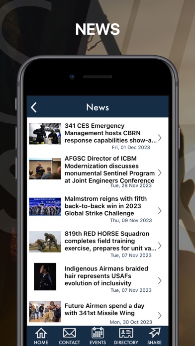 Screenshot 4 of 341st Force Support Squadron App