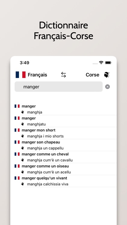 Dictionnaire Corse-Français