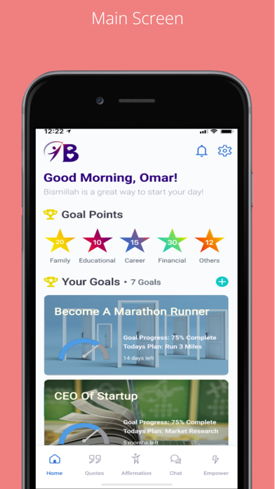 Believe It: Goals, Motivation Screenshot