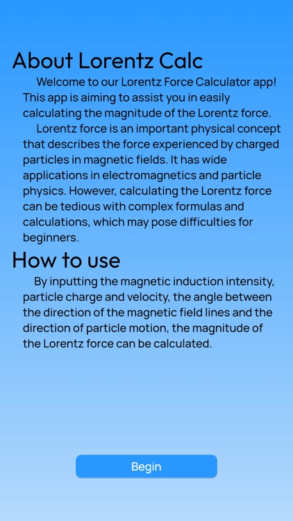 LorentzCalc