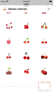 sticker cherries iphone screenshot 2