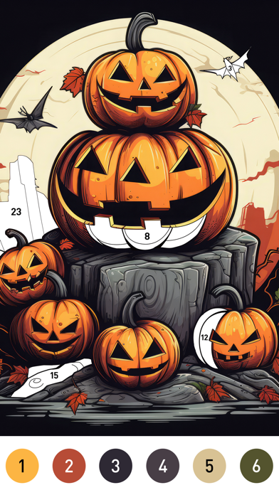 Halloween Coloring Book Games Screenshot
