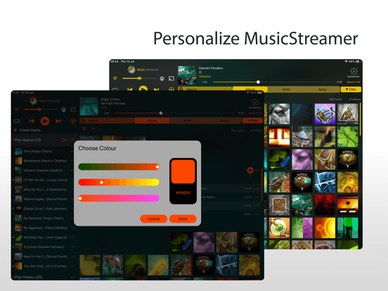 MusicStreamer iPad app afbeelding 8
