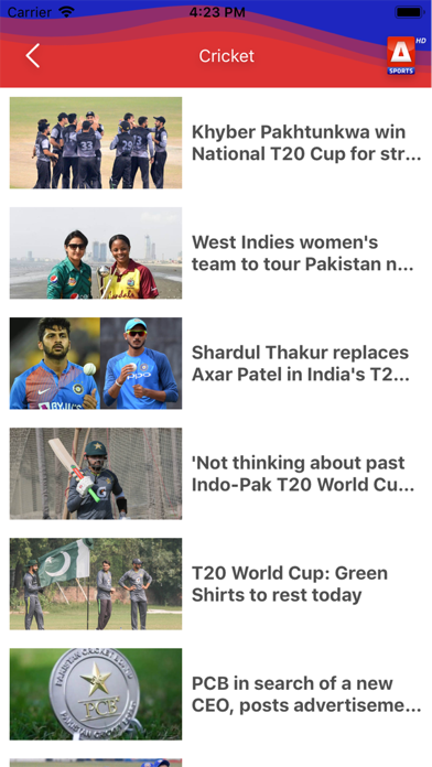 A Sports HD Screenshot