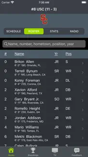 usc football schedules iphone screenshot 2
