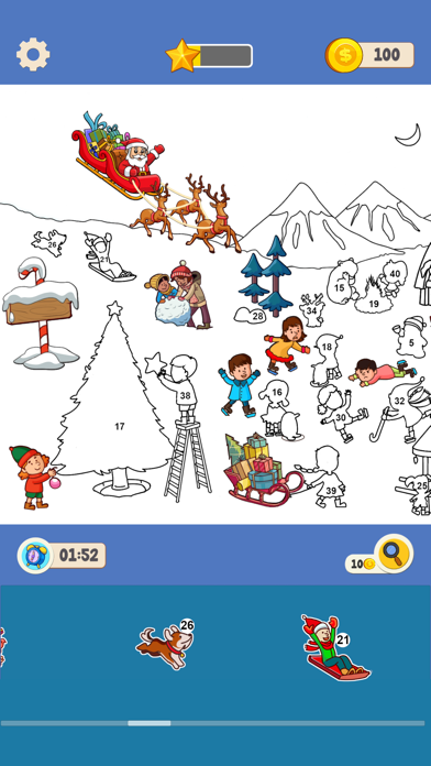 Sticker Puzzle - Coloring Book Screenshot