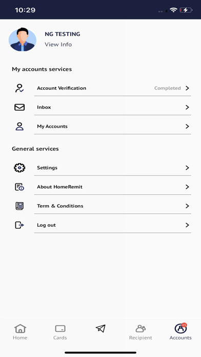 HomeRemit Screenshot