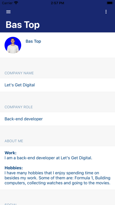 App screenshot