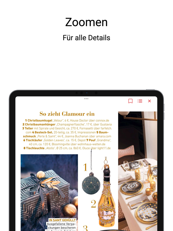 Wohnidee ePaper iPad app afbeelding 6