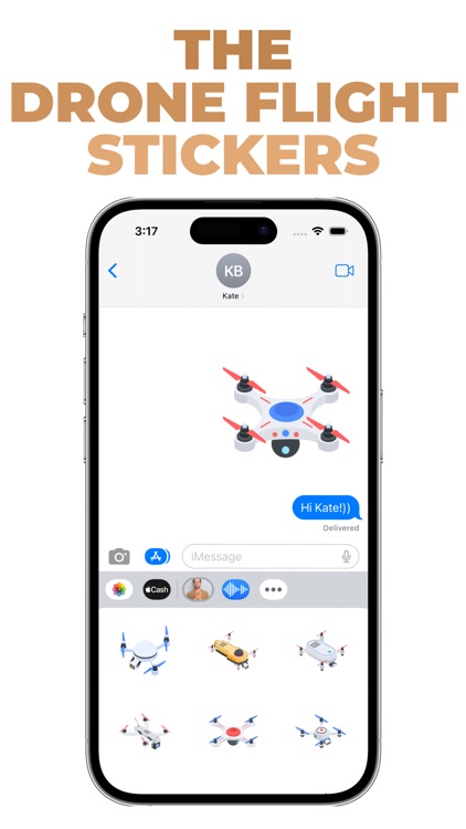 The Drone Flight stickers