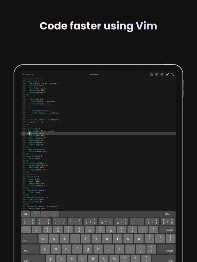 ‎Buffer Editor - Code Editor Screenshot