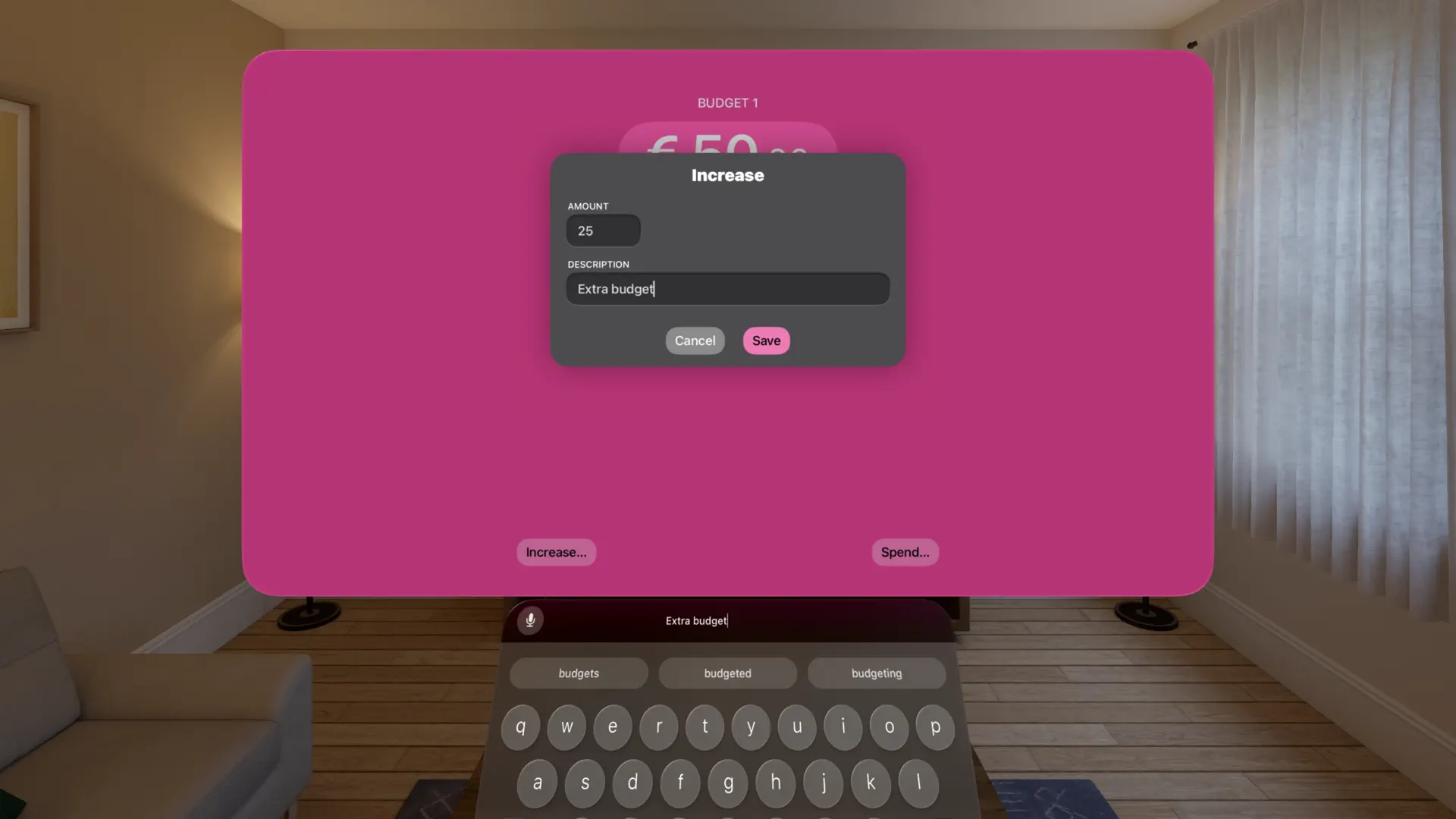 Suzan's Budgets screenshot 3
