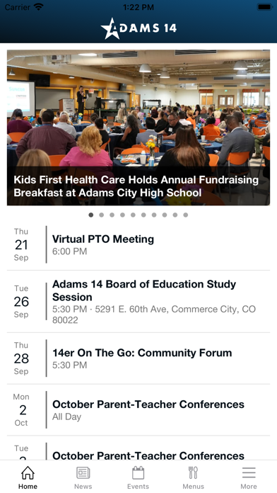 Adams 14 School District Screenshot