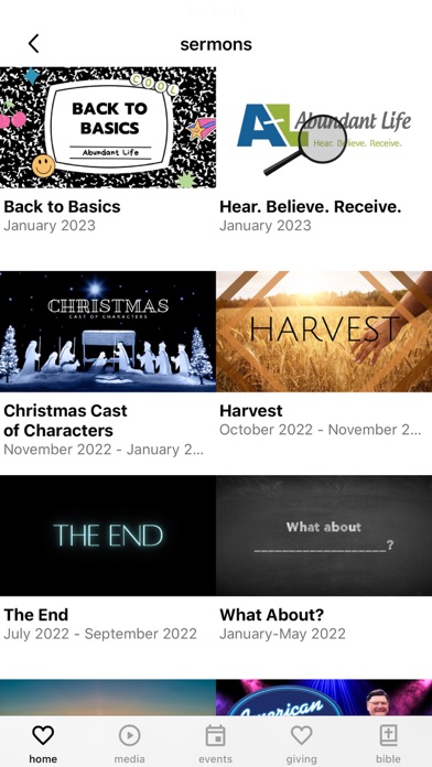 Abundant Life Brookings Screenshot