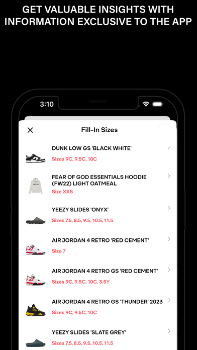 Sneaker Consign Screenshot
