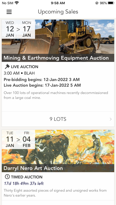 ABC Auctions Screenshot