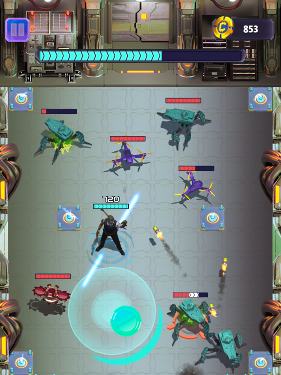 Cyber Punk Hero: Roguelike RPG iPad screenshot