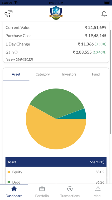 Hum Fauji Initiatives Screenshot