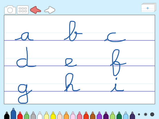 Writing pad for Kid & Toddler iPad screenshot 5 - Education app