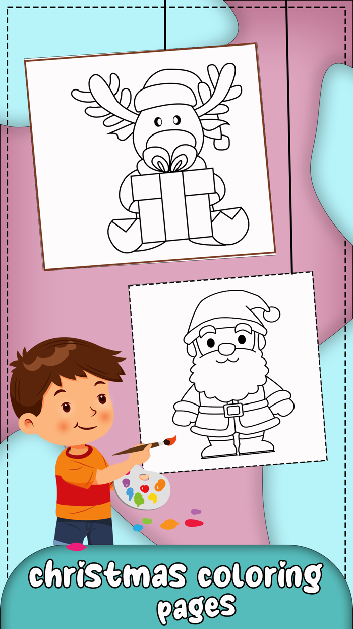 Coloring book for Christmas Ev