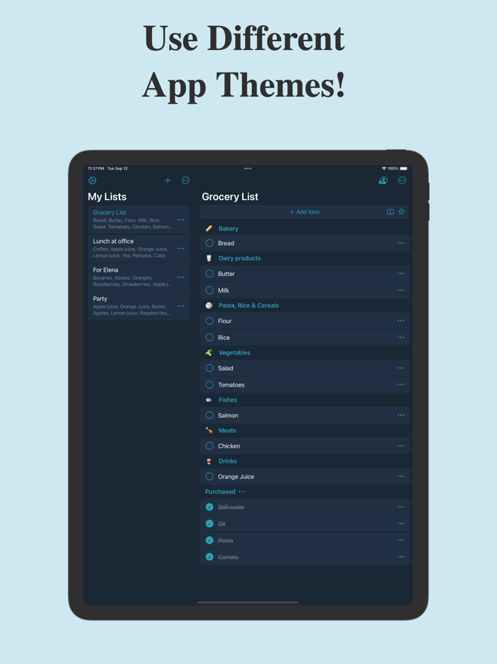 Shoppylist Grocery List