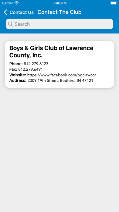 Boys & Girls Club Lawrence Co Screenshot