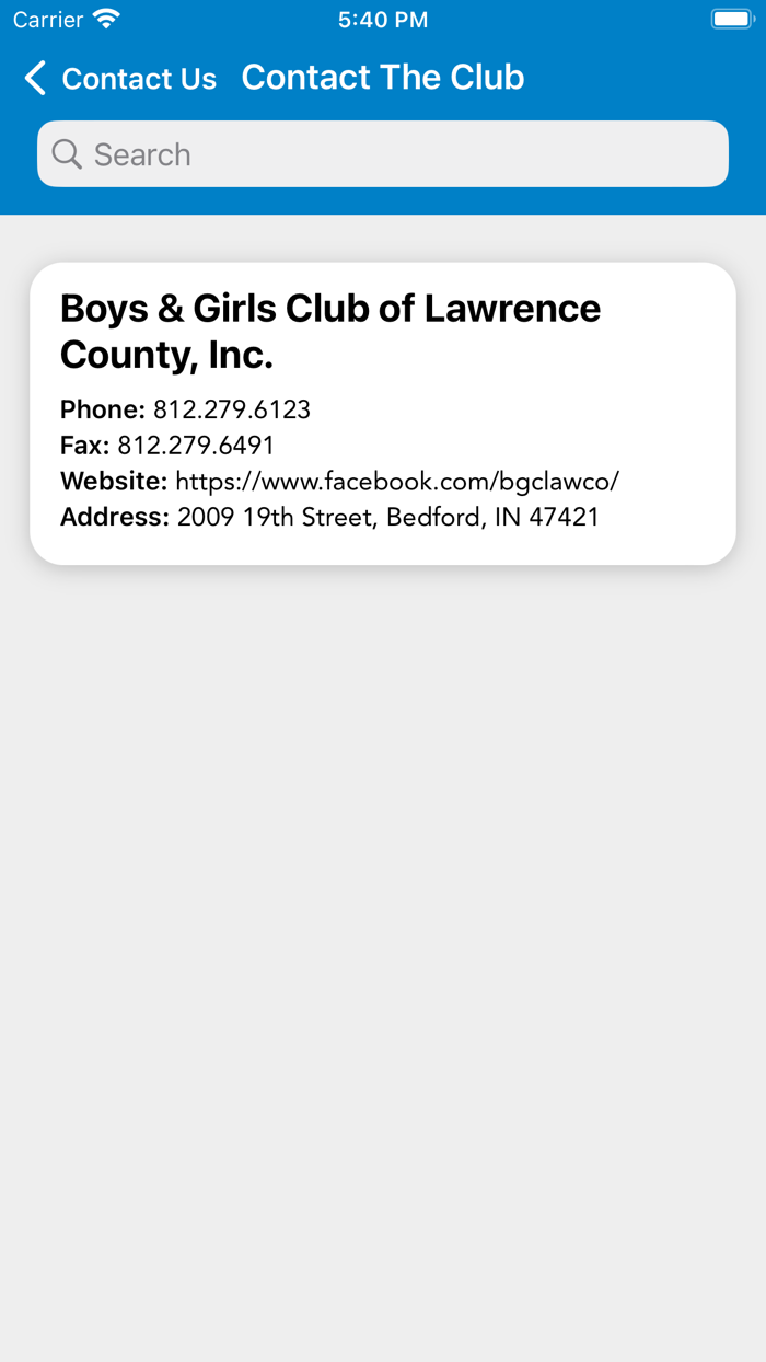Boys and Girls Club Lawrence Co