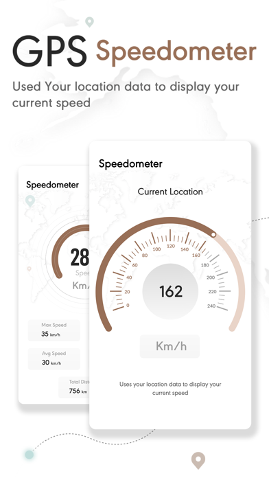 GPS Speedometer Distance Meter Screenshot