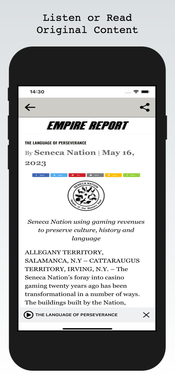 EMPIRE REPORT APP