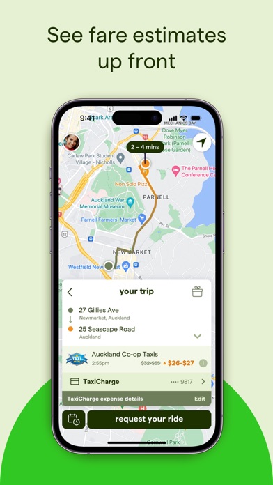 Screenshot #2 pour YourRide - NZ Taxi App
