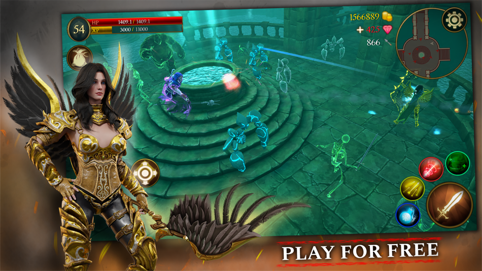 #4. TotAL RPG: Offline Epic Action (iOS) 由: TZAR games