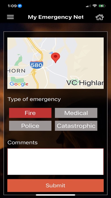 My Emergency Network Screenshot