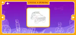 Game screenshot cars coloring and stickers apk
