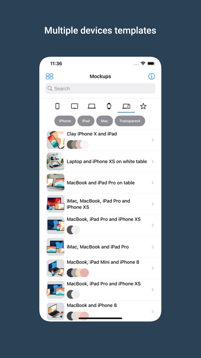 Mizframa Device Mockups