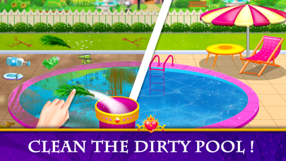 Princess House Cleaning Games Screenshot