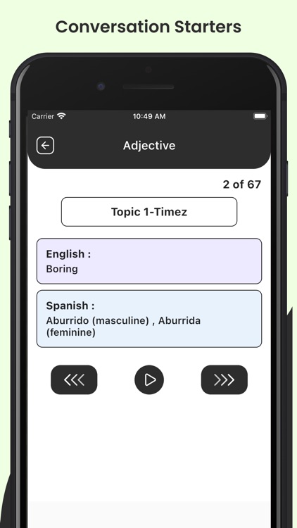 Spanish Learn for beginners screenshot-3