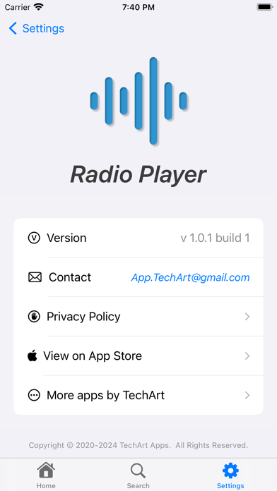 Radio Player Screenshot
