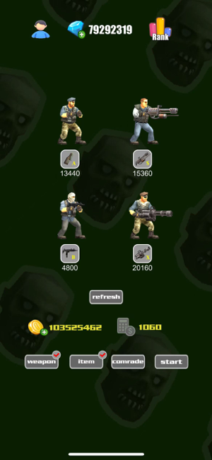‎Soldiers and Zombies Screenshot