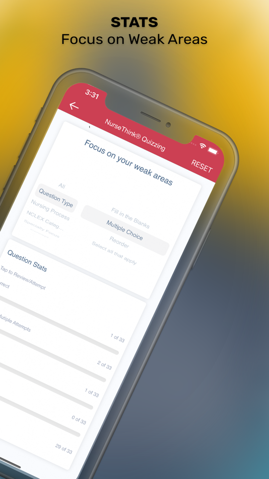 #5. NurseThink NCLEX Quizzing App (iOS) 由: Skyscape Medpresso Inc