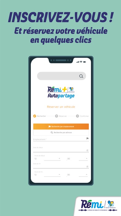 Remi+ Autopartage Screenshot