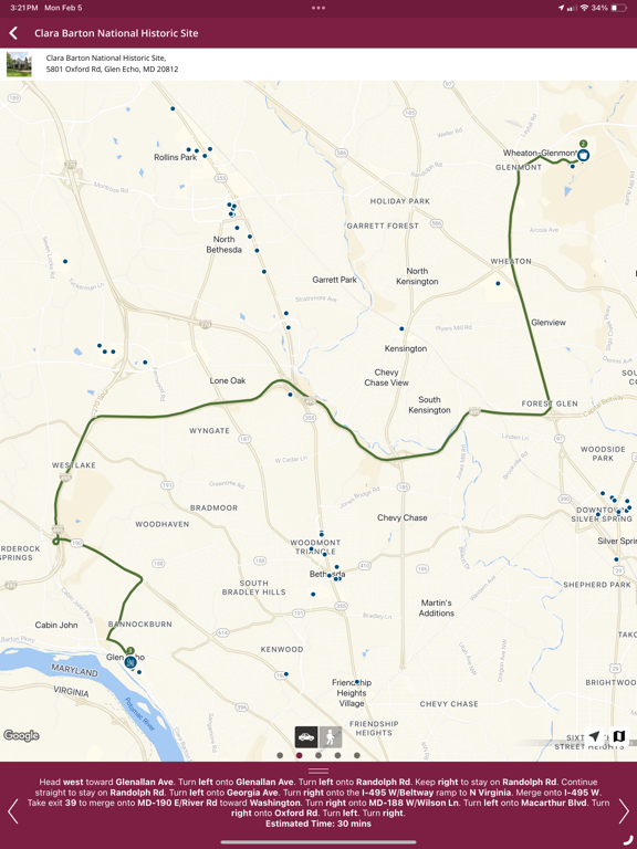 Visit MoCo iPad screenshot 9 - Travel app