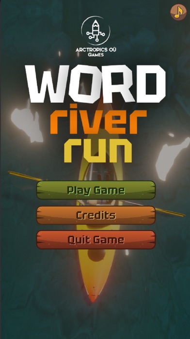 Word River Run Screenshot